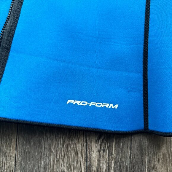 Pro-Form Adjustable Blue Waist Trimmer Belt Size M - Picture 8 of 9